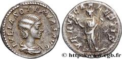 Roman coins JULIA SOAEMIAS Type : Denier  Date : 220-222  Mint name / Town : Rome  Metal : silver  Millesimal fineness : 500  ‰ Diameter : 18,5  mm Orientation dies : 7  h. Weight : 2,72  g. Rarity : 