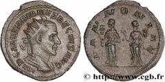 Roman coins TRAJAN DECIUS Type : Antoninien  Date : 250  Mint name / Town : Rome  Metal : billon  Millesimal fineness : 400  ‰ Diameter : 23  mm Orientation dies : 12  h. Weight : 3,42  g. Officine : 
