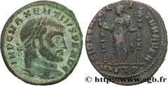 Roman coins MAXENTIUS Type : Follis ou nummus  Date : 309-312  Mint name / Town : Ostie  Metal : copper  Diameter : 25,50  mm Orientation dies : 6  h. Weight : 5,72  g. Rarity : R1  Officine : 1re  Ob