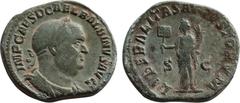 ROMAN IMPERIAL Römische Münzen Kaiserzeit Balbinus 238 Sesterz 238, Rom Brustbild mit Lorbeerkranz nach rechts, IMP C D CAEL BALBINVS AVG / Liberalitas steht mit Abacus und Füllhorn nach links, LIBERA