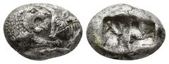 Greek Coins Greek Coins KINGS OF LYDIA Kroisos AR Siglos. Sardis, 550-546. Kings of Lydia, Kroisos (550-546). AR Siglos, Sardis. Very fine Weight : 3.45 Diameter: 15.3