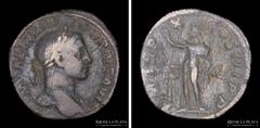 02/ Ancient - Roma Roma, Siglo III. Severo Alejandro (222-235DC) AE Sestercio. Acuñado en 231DC. 29.4mm; 18.29g. A: IMP ALEXANDER PIVS AVG. Cabeza laureada de Alejandro a der. R: P M TR P X COS III PP