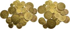 WORLD GOLD COINS WORLD GOLD COINS. Lot of 140 coins : BYZANTINE EMPIRE, Constantine IV Semissis, Theophilus Solidus, Gold Hyperpyron. AUSTRALIA, Sovereign 1870 Sydney, 1877 S, 1907 M, 5 Dollars 2001 S