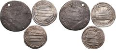 Islamic Coins Small group of Islamic coins: Abbasid & Samanid Dirhams (3) Various condition. Imitation of Samanid AR dirham, Isma'il b. Ahmad. Citing al-Mu`tadid. Type "Samarqand-281" with the single 