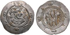 Islamic Coins Arab-Sasanian (Tabaristan) AR Hemidrachm PYE 134 (785-86 AD) - Anonymous Arab-Sasanian. Abbasid Governors of Tabaristan. AR Hemidrachm, 1.58g, 24mm. AU/UNC. PYE 134 (785-86 AD). Anonymou