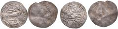 Islamic Coins Islamic Coins Imitative AR dirham, c. AD 850-960 – temp. Abbasid (2) Various condition.Lot includes: Eastern Europe imitation with crude pseudo-arabic legends. Blank Abbasid dirham surro