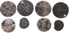 Lots & Collections: World coins and medals Lots & Collections: World coins and medals Collection of Medieval Europe Coins (4) Various condition. Lot includes:Low Countries, Friesland AR Denar, 'Simon 