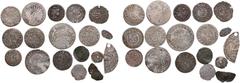 Lots & Collections: World coins and medals Group of Sweden, Poland, Islamic, Russian and Livonian coins (18) Various condition.German States, Duchy of Prussia (Königsberg) 1 Groschen 1539 – Albrecht I