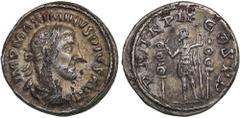 Roman Empire Roman Empire Fourrée Denarius - Maximinus Thrax (AD 235-238) 2.58g. 19mm. VF/VF IMP MAXIMIANVS PIVS AVG/ PM TR P II COS PP, Maximinus standing front. A local imitation. Rare.