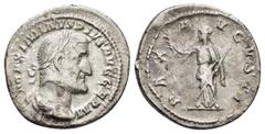 Roman Imperial Coins MAXIMINUS THRAX.(235-238).Rome.Denarius. Weight : 3.2 gr Diameter : 19 mm