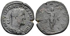Roman Imperial Coins MAXIMINUS THRAX.(235-238).Rome.Sestertius. Weight : 18.6 gr Diameter : 30 mm
