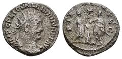 Roman Imperial Coins CLAUDIUS II GOTHICUS (268-270).Antioch.Antoninianus. Obv : IMP C CLAVDIVS AVG. Radiate, draped and cuirassed bust right. Rev : IVNO REGINA / B. Juno standing left holding patera a