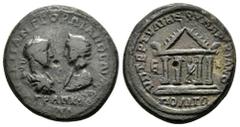 ROMAN PROVINCIALl COINS MOESIA INFERIOR. Marcianopolis. Gordian III, with Tranquillina (238-244). Ae. Obv : AVT K M ANT ΓOPΔIANOC AVΓ CE TPANKIΛΛEINA. Laureate, draped and cuirassed bust of Gordian an