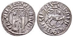 MEDIEVAL and WORLD COINS CILICIAN ARMENIA.Hetoum I and Zabel.(1226-1270).Sis.Tram. Obv : Zabel and Hetoum standing facing one another, each crowned with head facing and holding long cross between. Rev