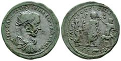 ROMAN PROVINCIAL COINS CILICIA.Mallos. Trajanus Decius (249-251). Ae. Obv : IMP CAES CAI CVIN DECI TRAINO EVS SE. Radiate, draped and cuirassed bust right. Rev : COLONIA MALLOTON, FELIX, S C. Decius s
