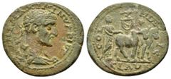 ROMAN PROVINCIAL COINS CILICIA. Ninica-Claudiopolis. Maximinus Thrax (235-238). Ae. Obv : IMP C S IUL UЄR MAXIMINUS. Bareheaded, draped and cuirassed bust right; c/m's: Circumscribed Δ within incuse c