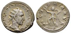 ROMAN IMPERIAL COINS TRAJANUS DECIUS.(249-251).Rome.Antoninianus. Obv : IMP C M Q TRAIANVS DECIVS AVG. Radiate and cuirassed bust right. Rev : VICTORIA AVG. Victory advancing left with wreath and palm