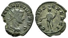 ROMAN IMPERIAL COINS CLAUDIUS II GOTHICUS.(268-270).Rome.Antoninianus. Obv : MP C CLAVDIVS AVG. Laureate, draped and cuirassed bust to right. Rev : GENIVS EXERCI. Genius standing to left, holding pate
