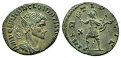 ROMAN IMPERIAL COINS QUINTILLUS.(270). Rome. Antoninianus. Obv : IMP C M AVR CL QVINTILLVS AVG. Radiate and cuirassed bust right. Rev : MARTI PACIF. Mars advancing left, holding branch, spear and shie