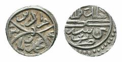 Islamic Coins OTTOMAN.Murad II. 1st Reign.1421-1444 AD.Bursa Mint.834 AH.AR Akce Obverse : Arabic legend Reverse : Arabic legend Reference : Damali 6-BU-G3 Weight : 1.2 gr Diameter : 11 mm