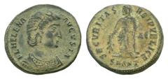 Roman Coins HELENA.328-329 AD. Antioch mint.AE Follis.HELENA AVGVSTA, diademed and draped bust right / SECVRITAS REI PVBLICE, Securitas standing left, holding branch; in exxergue SMANTS.RIC VII 80.Goo