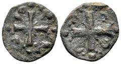 Medieval Coins CRUSADERS. Antioch. Anonymous. Follis. (Circa 1120-1140). Obv: IC - XC / NI - KA within the angles of cross pommée . Rev: IC - XC / NI - KA within the angles of cross pommée . Cf. CNG E