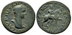 Roman Provincial Coins PISIDIA, Claudioceleucia. Gordian III (238-244). Ae. Obv : ΑΥ Κ ΜΑΡ ΑΝ ΓΟΡΔΙΑΝΟϹ ƐΥ ϹƐ. Laureate head of Gordian III, right. Rev : ΚΛΑΥΔΙΟϹƐΛƐΥΚƐΩΝ. Mên on horseback riding righ