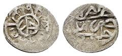 Islamic Coins OTTOMAN EMPIRE. Ahmed I.(1603-1617).AH1012.Haleb.Akce. Obv : Arabic legend. Rev : Arabic legend. Condition : Nicely toned.Good very fine. Weight : 0.3 gr Diameter : 11 mm