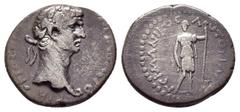 Roman Provincial Coins LYCIA. Lycian League. Claudius.(41-54). Drachm. Obv : ΤΙΒƐΡΙΟϹ ΚΛΑΥΔΙΟϹ ΚΑΙϹΑΡ ϹƐΒΑϹΤΟϹ. Laureate head right. Rev : ΓƐΡΜΑΝΙΚΟϹ ΑΥΤΟΚΡΑΤWΡ. Artemis standing facing, with spear. R