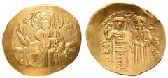 Antiquity Antike Byzanz Johannes III., 1222-1254, Hyperpyron (4,49g), Gold, Magnesia. Av: Thronender Christus von vorn. Rev: Von Jungfrau Maria bekrönter, stehender Johannes von vorn. Sear 2073, vz.