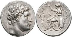 Ancient Coins Mysia Pergamon, Tetradrachme (16,98g), Attalos I., 241-197 v. Chr. Av: Kpf des Philetairos nach rechts. Rev: Thronende Athena mit Lanze und Lorbeerkranz über Name nach links. SNG von Aul