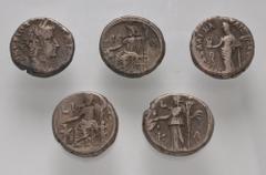Large Lots ROMAN. Provincial. Lot of five (5) Alexandrian Tetradrachms. Includes: various rulers and types. Average Near VF. LOT SOLD AS IS, NO RETURNS. Five (5) coins in lot.