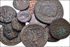 MIXED. Greek-Roman Imperial. Lot of Fourteen (14) Judaean and Roman Imperial Æ. Includes: JUDAEA: Alexander Jannaeus Æ lepton // Pontius Pilate Æ prutah (2) // ROMAN IMPERIAL: Claudius II antoninianus