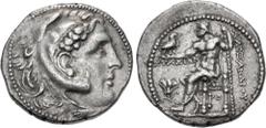 Greek ISLANDS off CARIA, Rhodos. Rhodes. Circa 205-190 BC. AR Tetradrachm (29mm, 17.09 g, 11h). In the name and types of Alexander III of Macedon. Stasion, magistrate. Head of Herakles right, wearing 