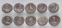 Large Lots ROMAN. Provincial. Lot of ten (10) Alexandrian BI Tetradrachms. Includes: Tiberius // Nero (9). Average Near VF. LOT SOLD AS IS, NO RETURNS. Ten (10) coins in lot.