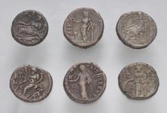 Large Lots ROMAN. Provincial. Lot of six (6) Alexandrian BI Tetradrachms. Includes: Claudius // Galba // Hadrian (3) // Antoninus Pius. VF. LOT SOLD AS IS, NO RETURNS. Six (6) coins in lot.
