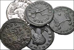 ROMAN. Imperial. Lot of Five (5) Antoniniani from Severina to Carus. Includes: Severina (2) // Florian // Probus // Carus. Near VF to Good VF, one silvered. LOT SOLD AS IS, NO RETURNS. Five (5) coins 