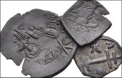 BYZANTINE. Lot of Three (3) Æ from Alexius I to the Latin Rulers of Constantinople. Includes: Alexius I. Æ Tetarteron. SB 1932 // Michael VIII. Æ Trachy. SB 2300 // Latin Rulers of Constantinople. Ano