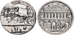 World Medals ANCIENT THEMES, SICILY. Syracuse. Chromed Cast Medal (76mm, 181.00 g, 12h). By Robert Stephen Schabel and Toivo Johnson. Manufactured by the Metal Arts Co. Inc., Rochester, NY, 1963. Char