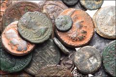 MIXED. Greek-Byzantine. Lot of Twenty-eight (28) AR and Æ. Includes: GREEK: Attica, Athens. AR Hemiobol (2) // Judaea, Askalon. Æ //Judaea, Jewish War. Æ 1/8 Shekel // Various small Æ (4) // Uncertain