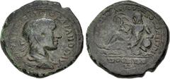 Large Lots ROMAN. Provincial. Lot of three (3) River-god themed provincial coins, Gordian III from Nicopolis ad Istrum. Includes: 1) MOESIA INFERIOR, Nicopolis ad Istrum. Gordian III. AD 238-244. Æ Te