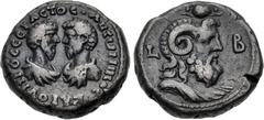 The Beniak Collection of Alexandrian Coinage EGYPT, Alexandria. Marcus Aurelius & Lucius Verus. AD 161-169. BI Tetradrachm (23mm, 13.83 g, 12h). Dated RY 2 (AD 161/2). ANTωNINOC KAI OVHPOC CЄBACTOC, b