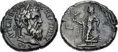 The Beniak Collection of Alexandrian Coinage EGYPT, Alexandria. Pertinax. AD 193. BI Tetradrachm (26mm, 12.99 g, 1h). Dated RY 1 (AD 193). AYT • KAI • Π • ЄΛOY IOC • ΠЄPTINAΞ • CЄB, laureate head righ