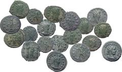 Roman Imperial Collection of 57 Antoniniani of Gallienus and Salonina from different mints. Antoniniani. Rome, Cologne, Milan, Siscia, and Antioch mints. Includes the following: Gallienus (56 coins) /