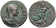 BITHYNIA, Heracleia Pontica. Gordian III Estimate $4000 BITHYNIA, Heracleia Pontica. Gordian III. 238-244 AD. Æ 36mm (24.61 gm). M ANT GOPÐIANOC AVG, laureate and cuirassed bust right, drapery on left