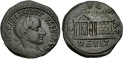 Roman Provincial THRACE, Deultum. Gordian III. AD 238-244. Æ Tetrassarion (22mm, 6.57 g, 7h). Struck circa AD 241-2. Laureate, draped, and cuirassed bust right, seen from behind / Statue of Aphrodite 