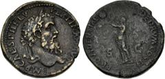 World Medals ANCIENT THEMES. Pertinax. AD 193. Æ Cast "Sestertius" (33mm, 17.85 g, 6h). Paduan type. Low quality cast after Giovanni da Cavino (1500-1570). IMP ·CAES ·P ·HELV · PERTINAX AVG, laureate 