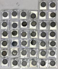 Large Lots ROMAN. Provincial. Lot of twenty (20) mostly bronze issues. Includes: various cities, rulers, and types (18). All with collector tickets. A nice group of Alexandrian. Lot also includes one 