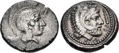 Greek DYNASTS of LYCIA. Erbbina. Circa 390-380 BC. AR Stater (21.5mm, 8.54 g, 6h). Telmessos mint. Helmeted head of Athena right; symbol at forehead / Head of Herakles right, wearing lion skin; club t