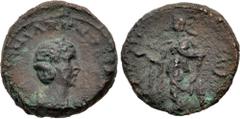 Roman Provincial EGYPT, Alexandria. Zenobia. Usurper, AD 268-272. Potin Tetradrachm (19mm, 6.50 g, 12h). Dated RY 5 of Vabalathus (March - June AD 272). Diademed and draped bust right, wearing stephan